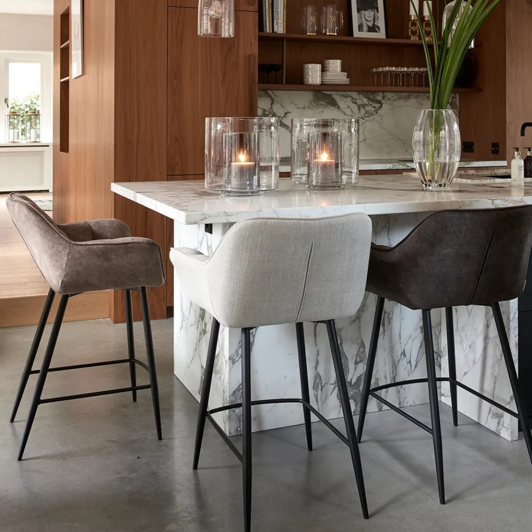 Barstoel Carnaby, Fabulous Flax, Linnen