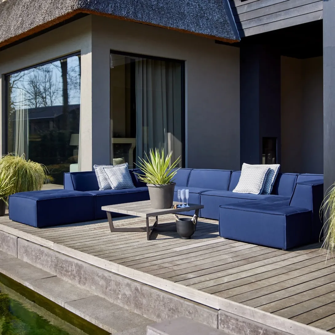 Bellagio Outdoor Chaise Longue Left, sunbrella source, loch