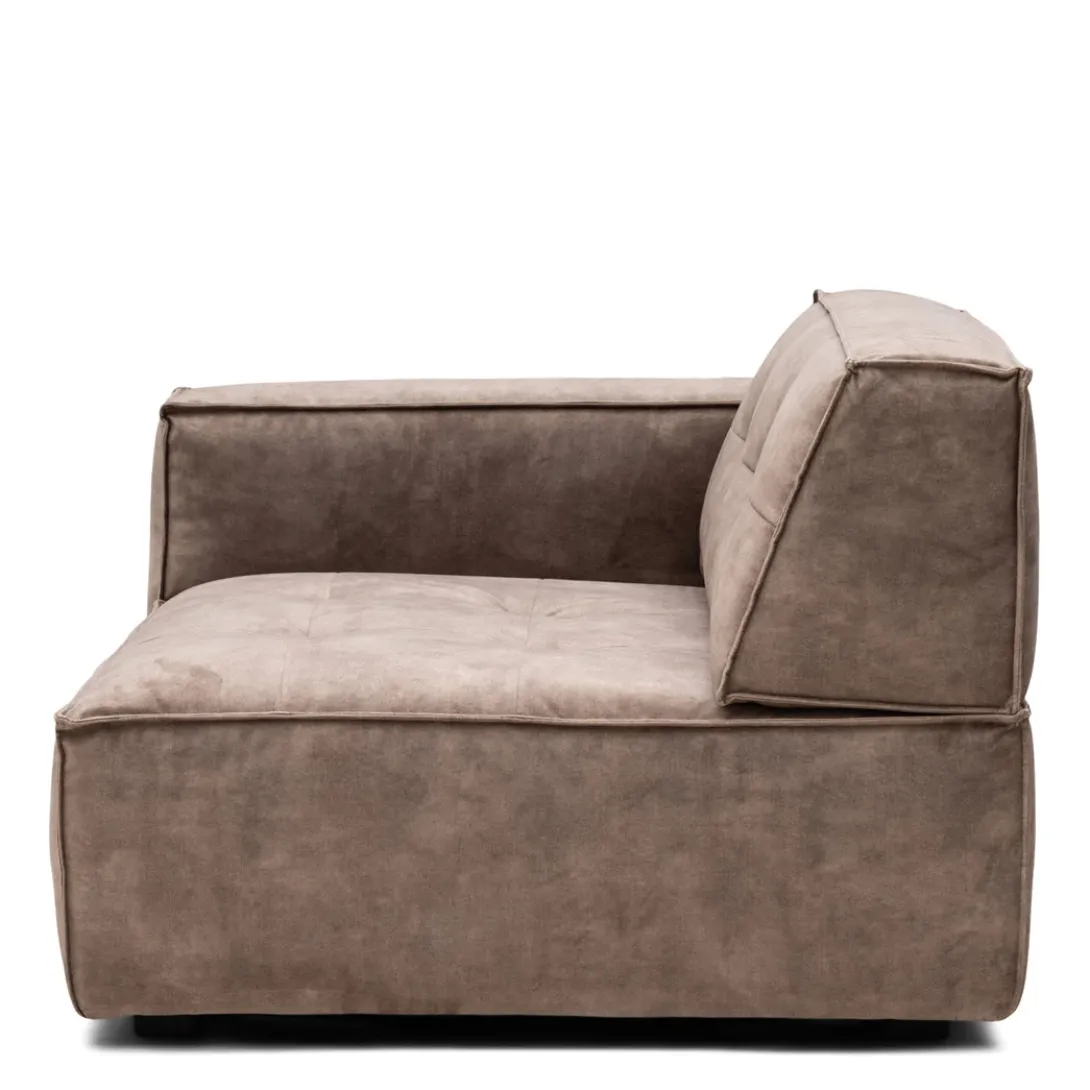 Brandon Corner Arm L Vel CafeLatte