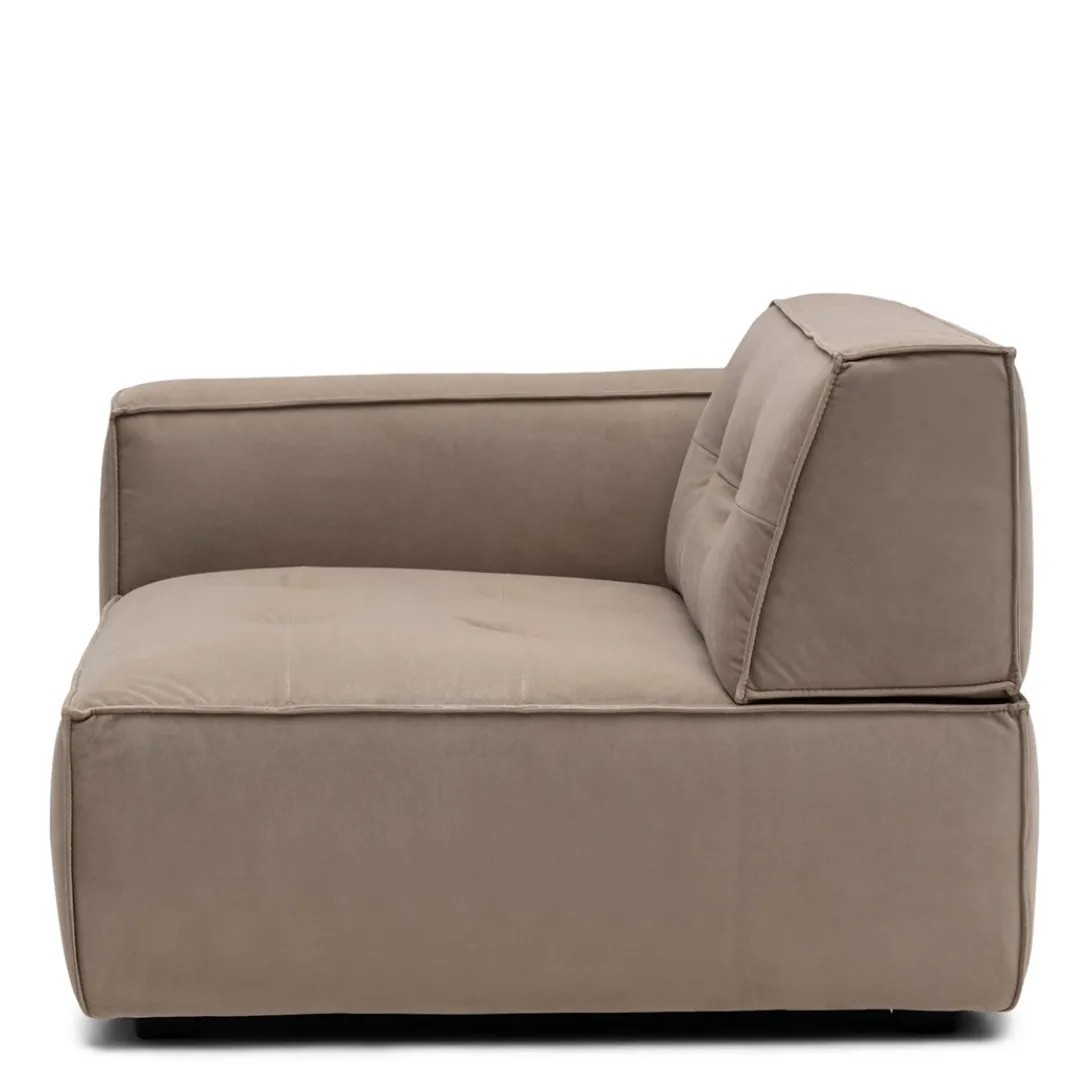 Brandon Corner Arm L Light Taupe