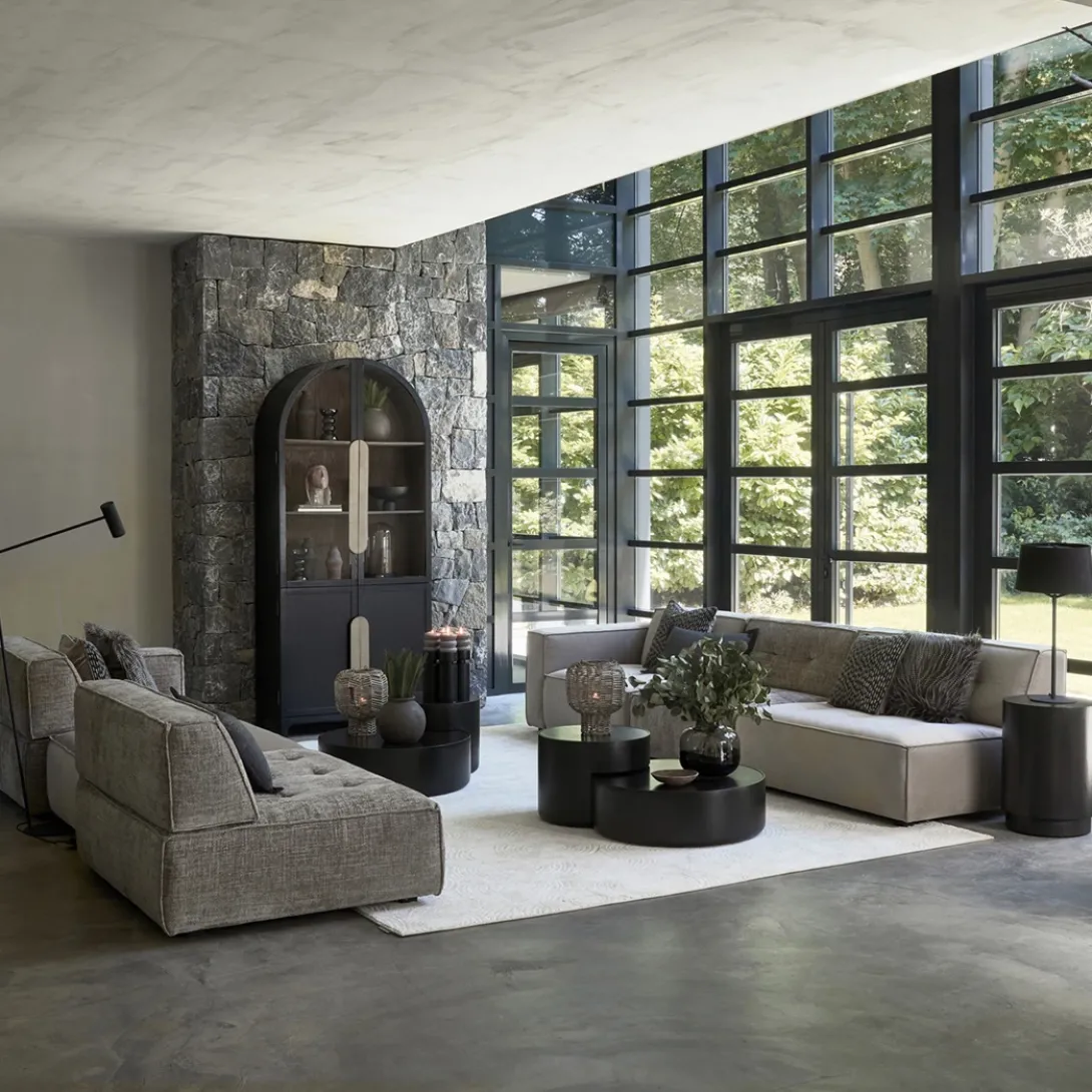 Brandon Corner Arm L Light Taupe