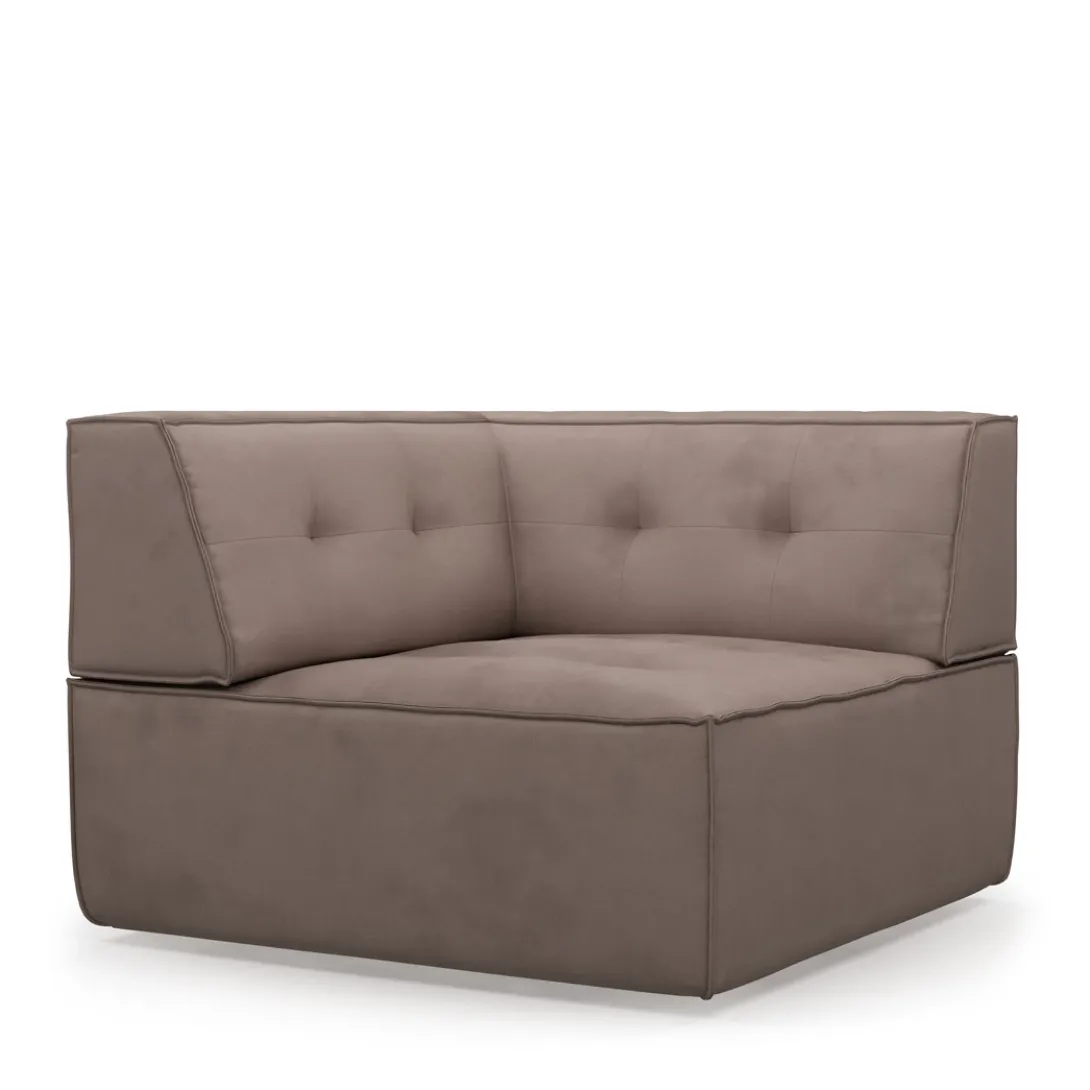 Brandon Corner, scottish suede, brown sugar