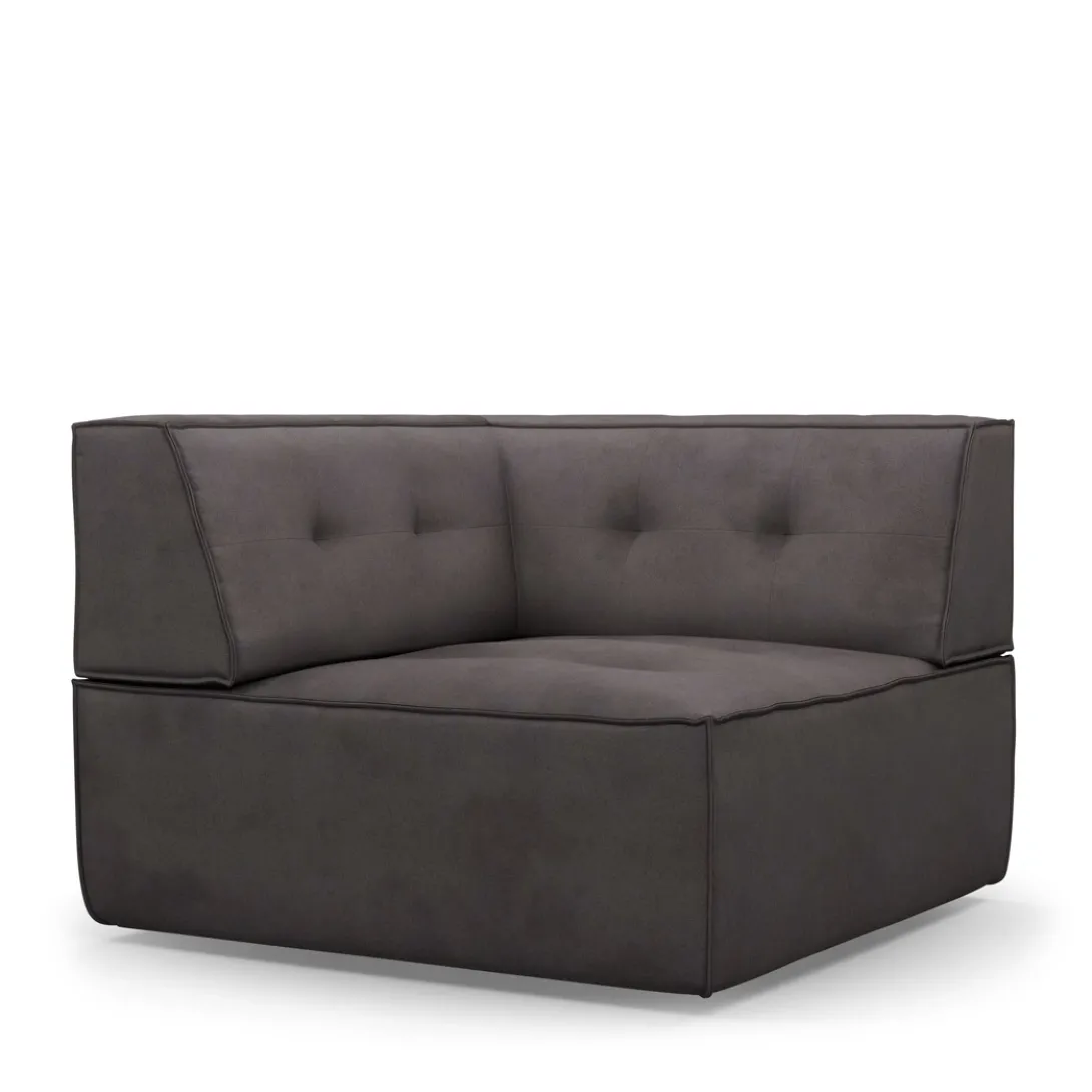 Brandon Corner, scottish suede, noir