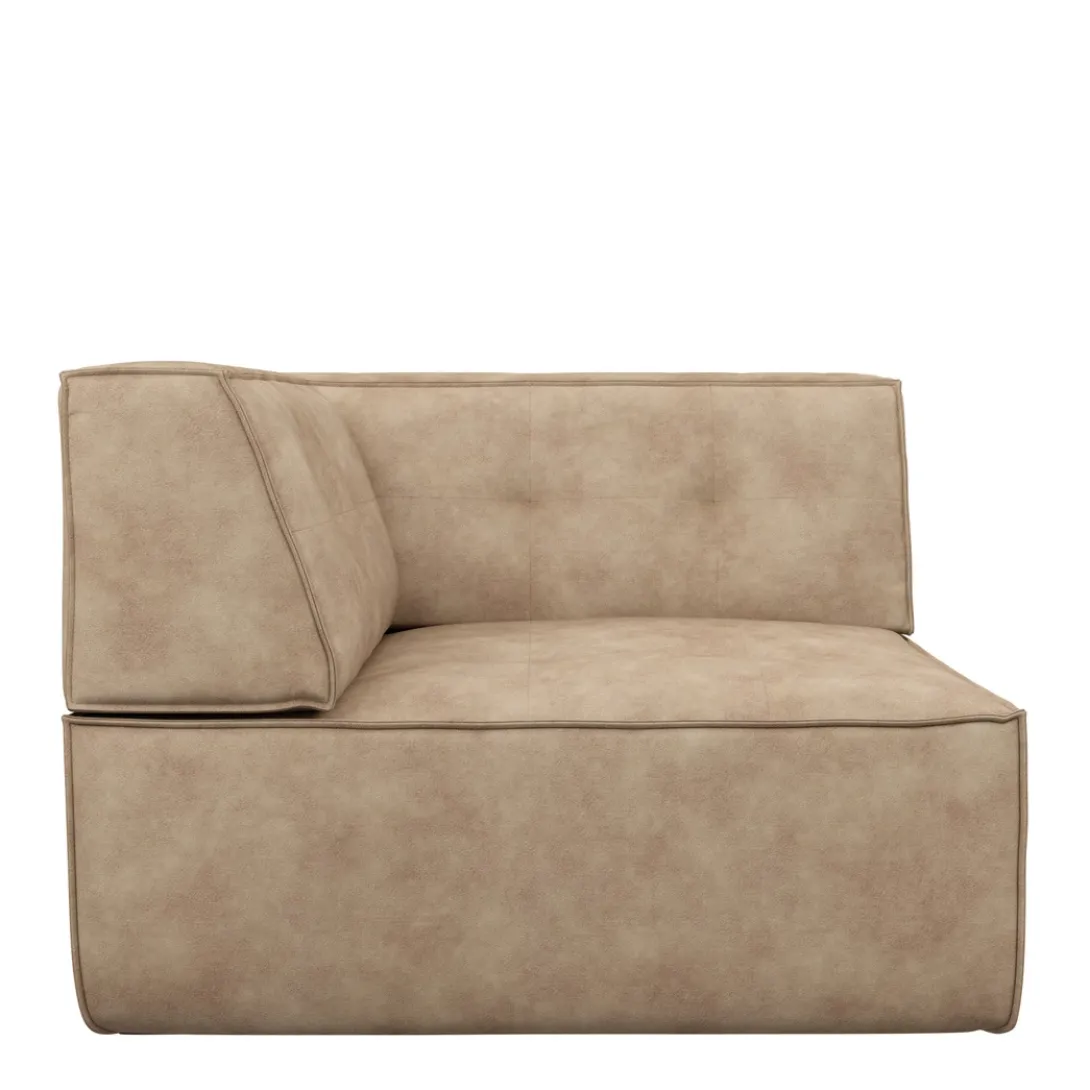 Brandon Corner, velvet, golden beige