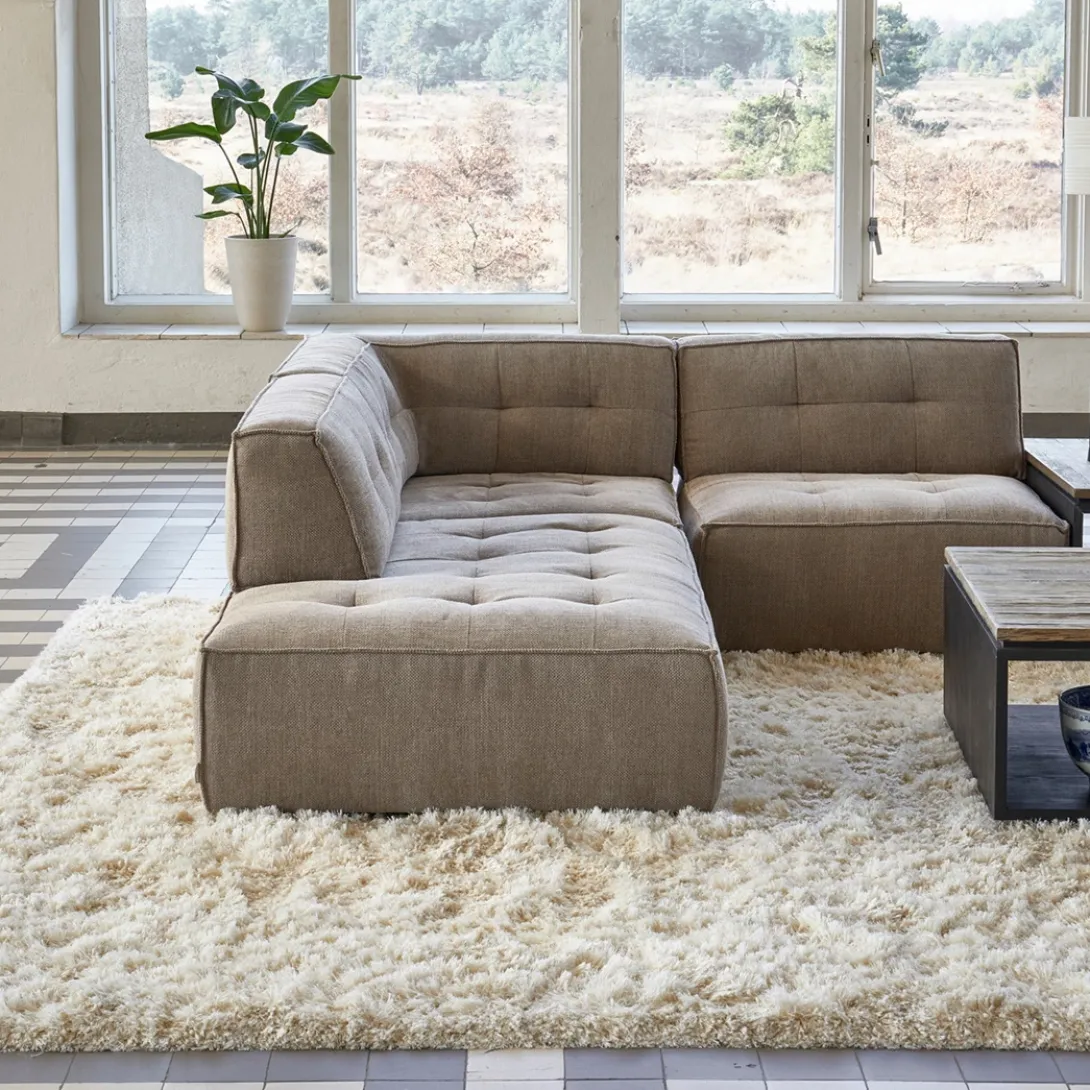 Brandon Lounger Left, celtic weave, melting silver