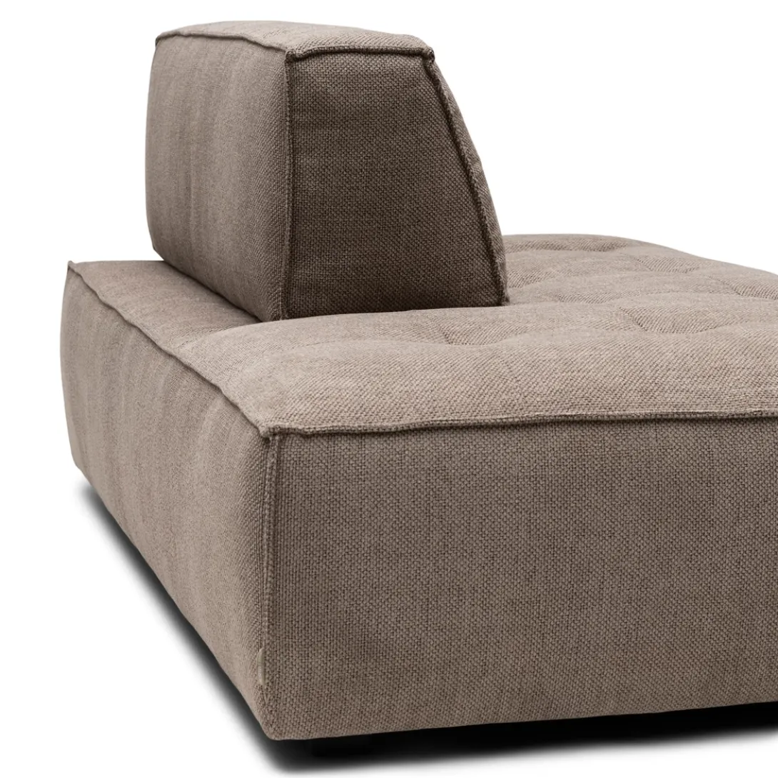 Brandon Lounger Left, celtic weave, melting silver