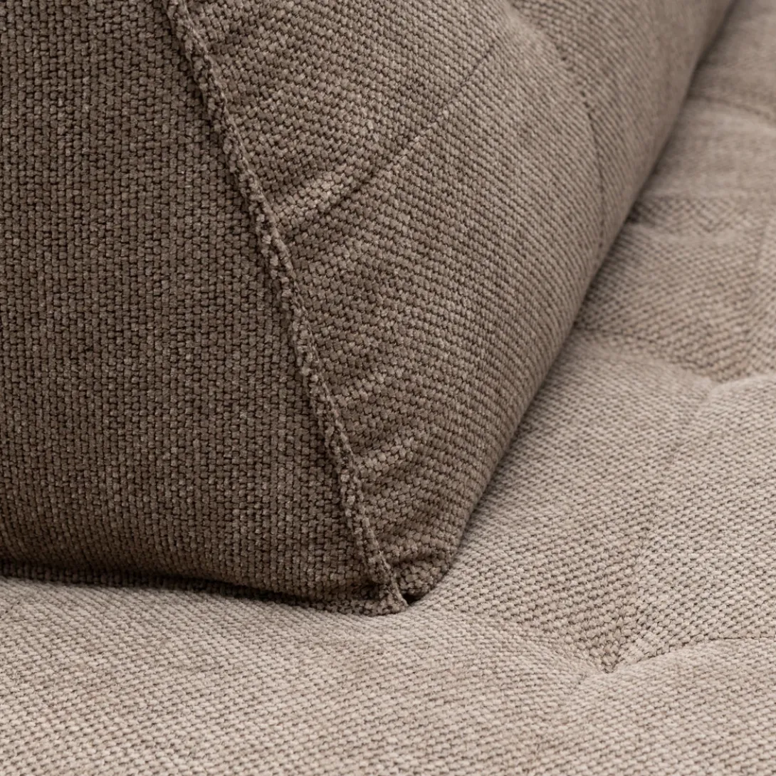 Brandon Lounger Left, celtic weave, melting silver