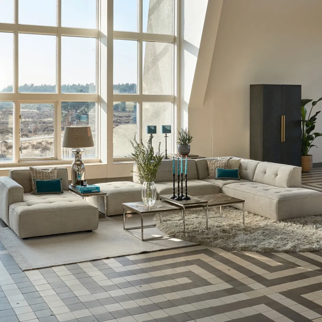 Brandon Lounger Left, celtic weave, chelsea flax