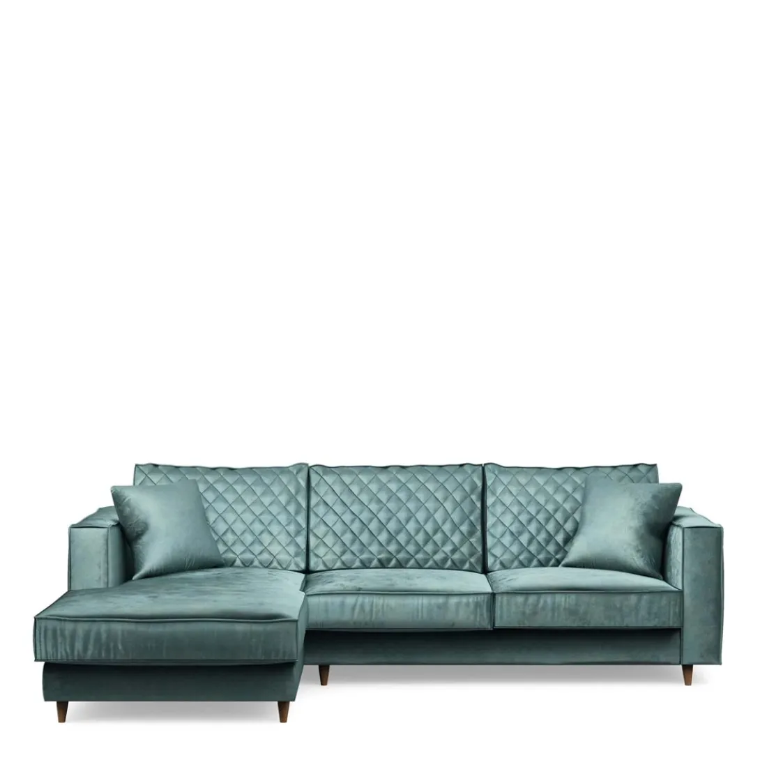 Chaise Longue Bank Links Kendall, Mineral Blue