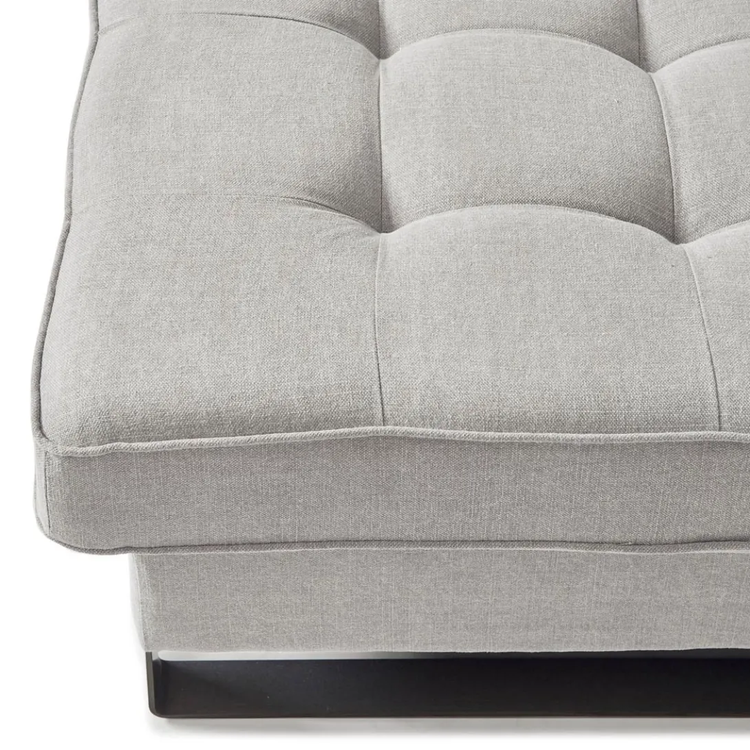 Chaise Longue Bank Rechts West Houston, Ash Grey