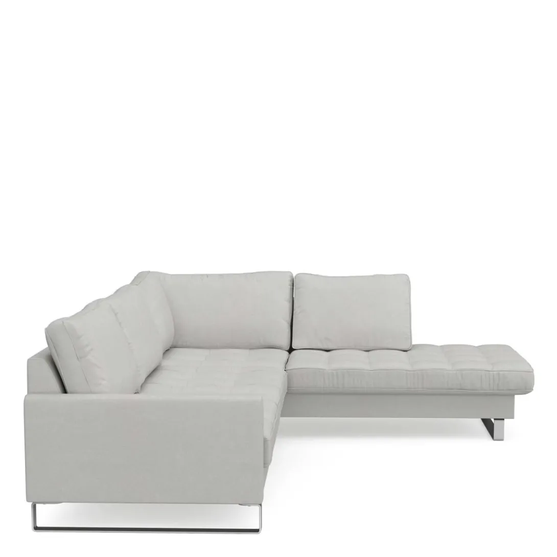 Chaise Longue Bank Rechts West Houston, Ash Grey