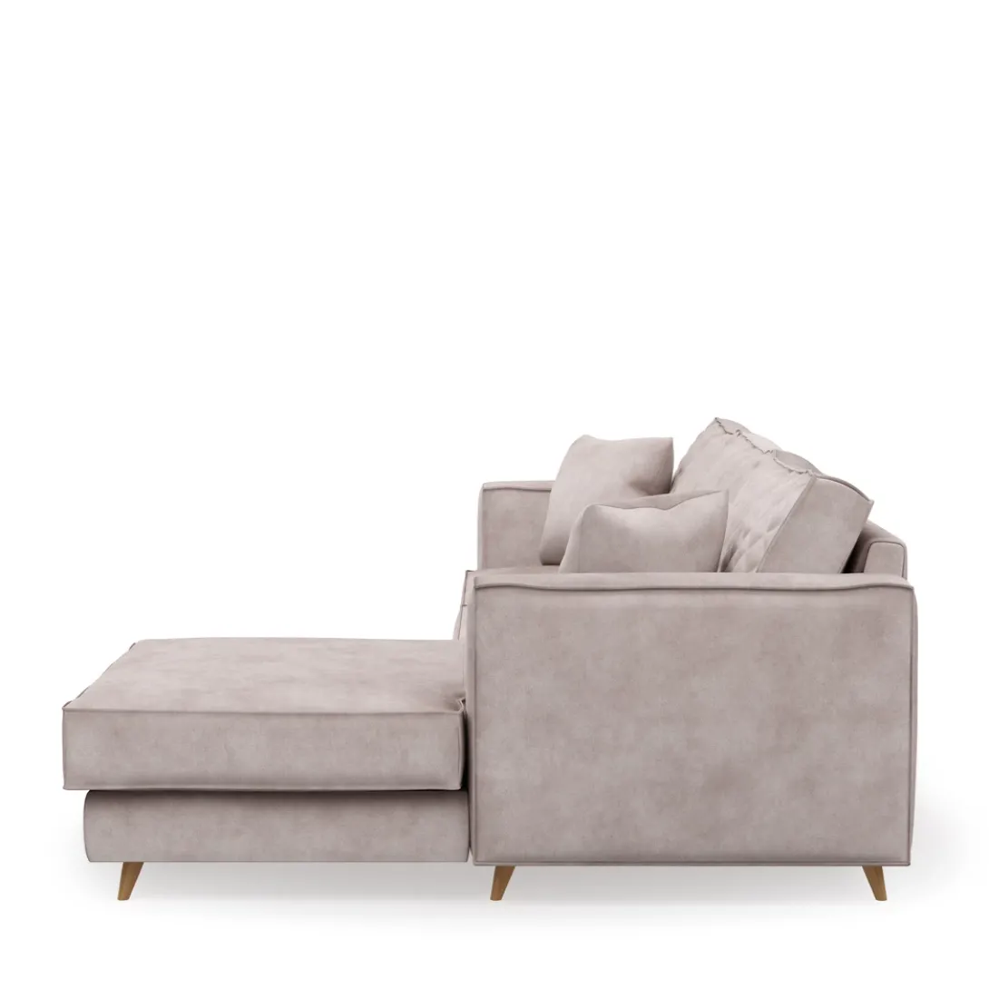 Chaise Longue Bank Rechts Kendall, Ivory