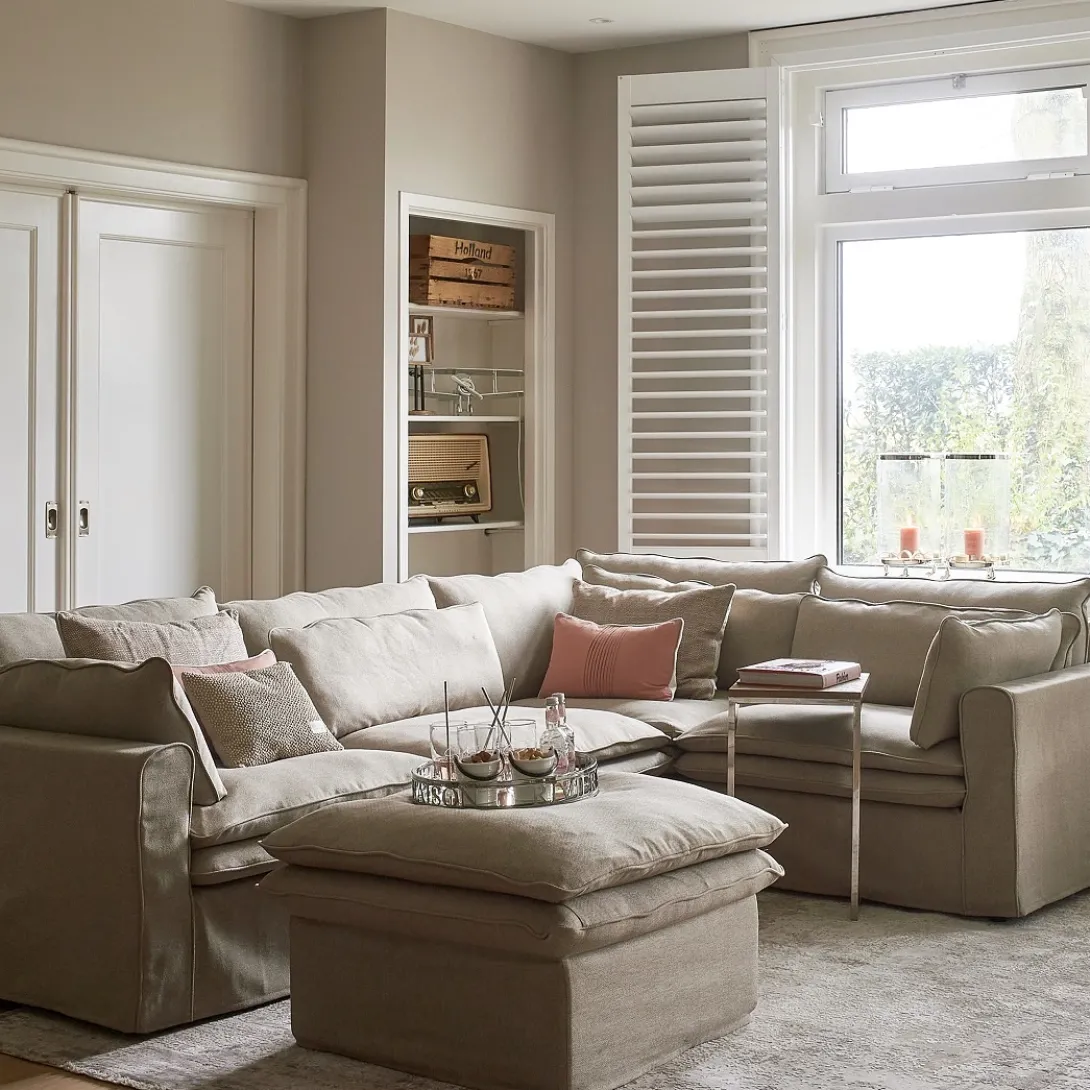 Continental Corner, velvet, ivy