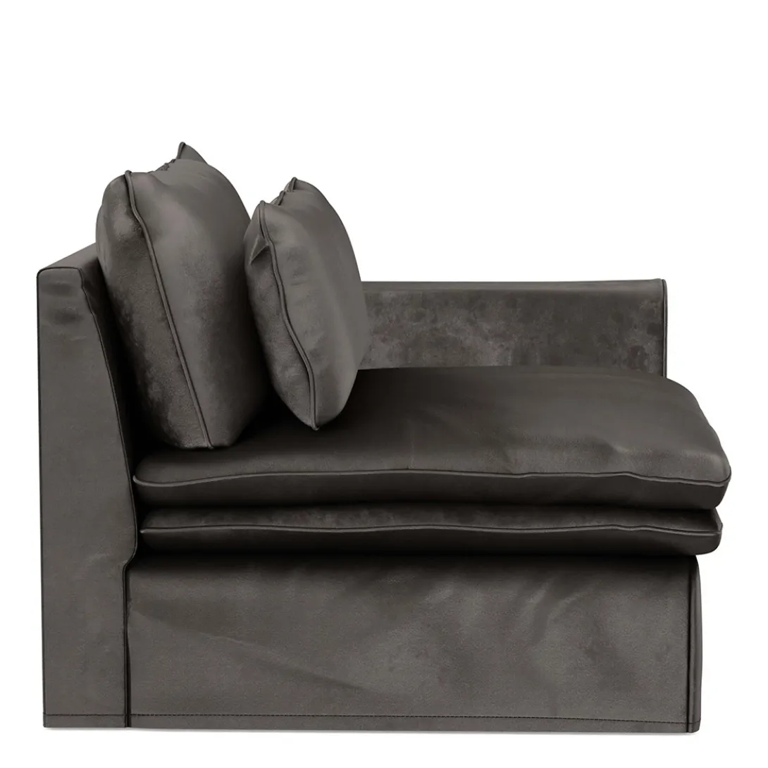 Continental Corner Right, velvet, grimaldi grey