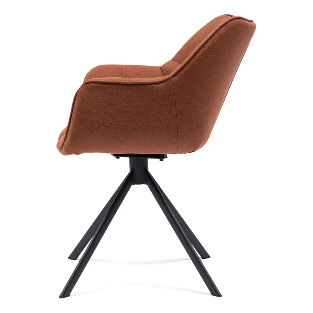 Draaibare eetkamerstoel Carnaby, Bruin