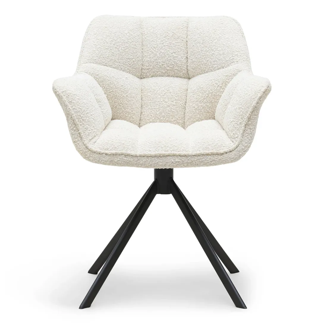 Eetkamerstoel, Carnaby, White Sand