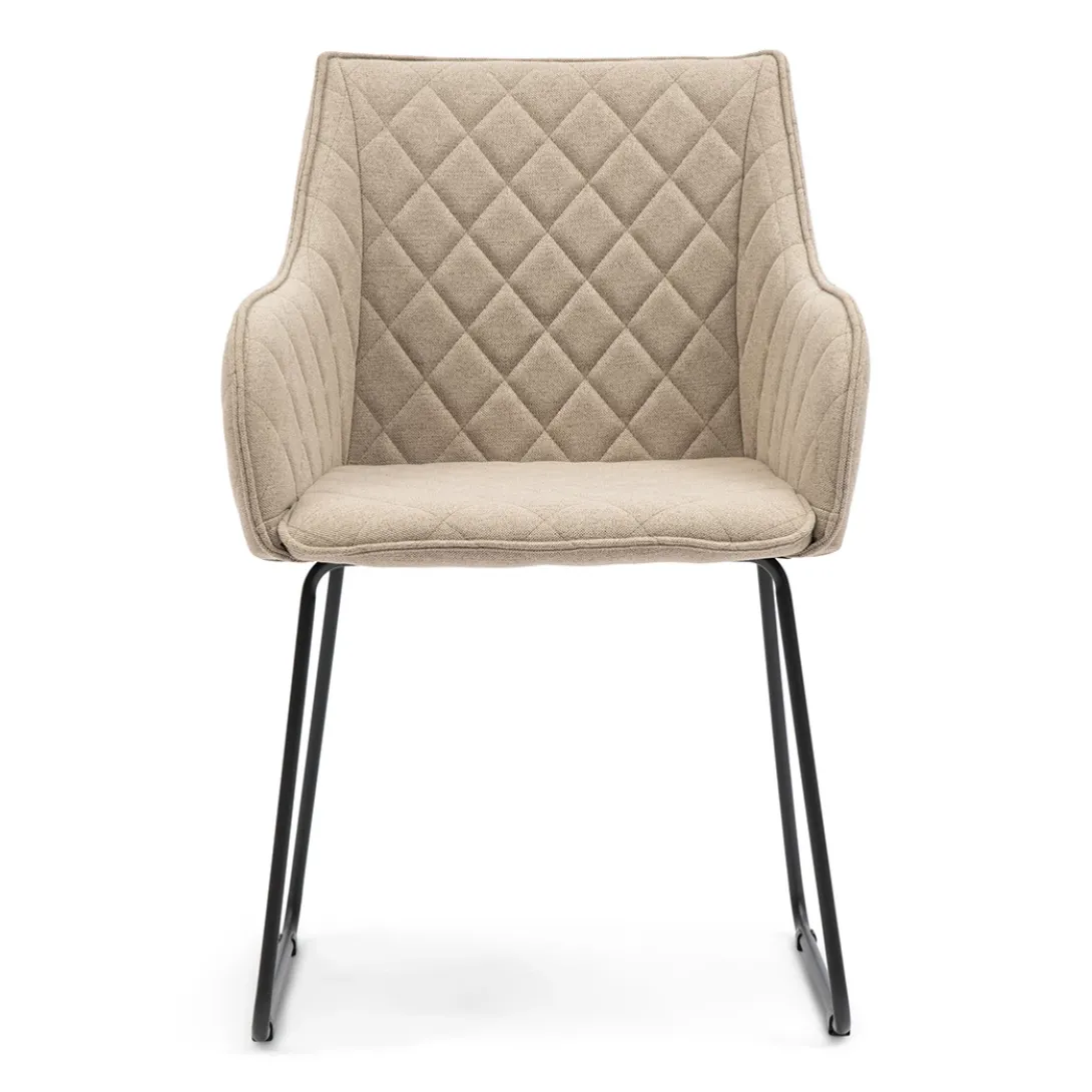 Eetkamerstoel Frisco Drive, Light Flax, Belgium Weave