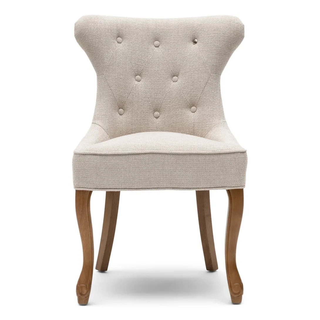 Eetkamerstoel George, Glossy Flax