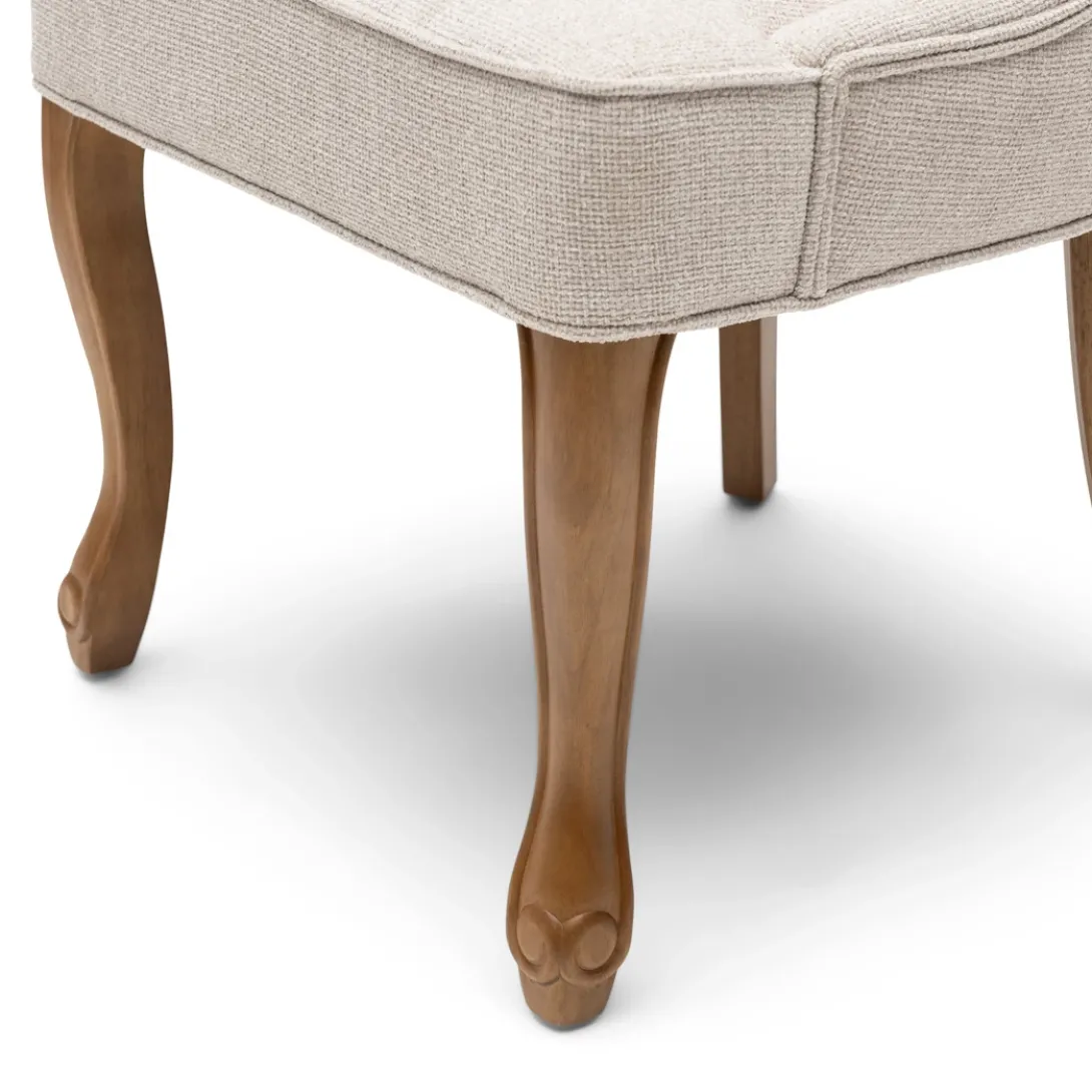 Eetkamerstoel George, Glossy Flax