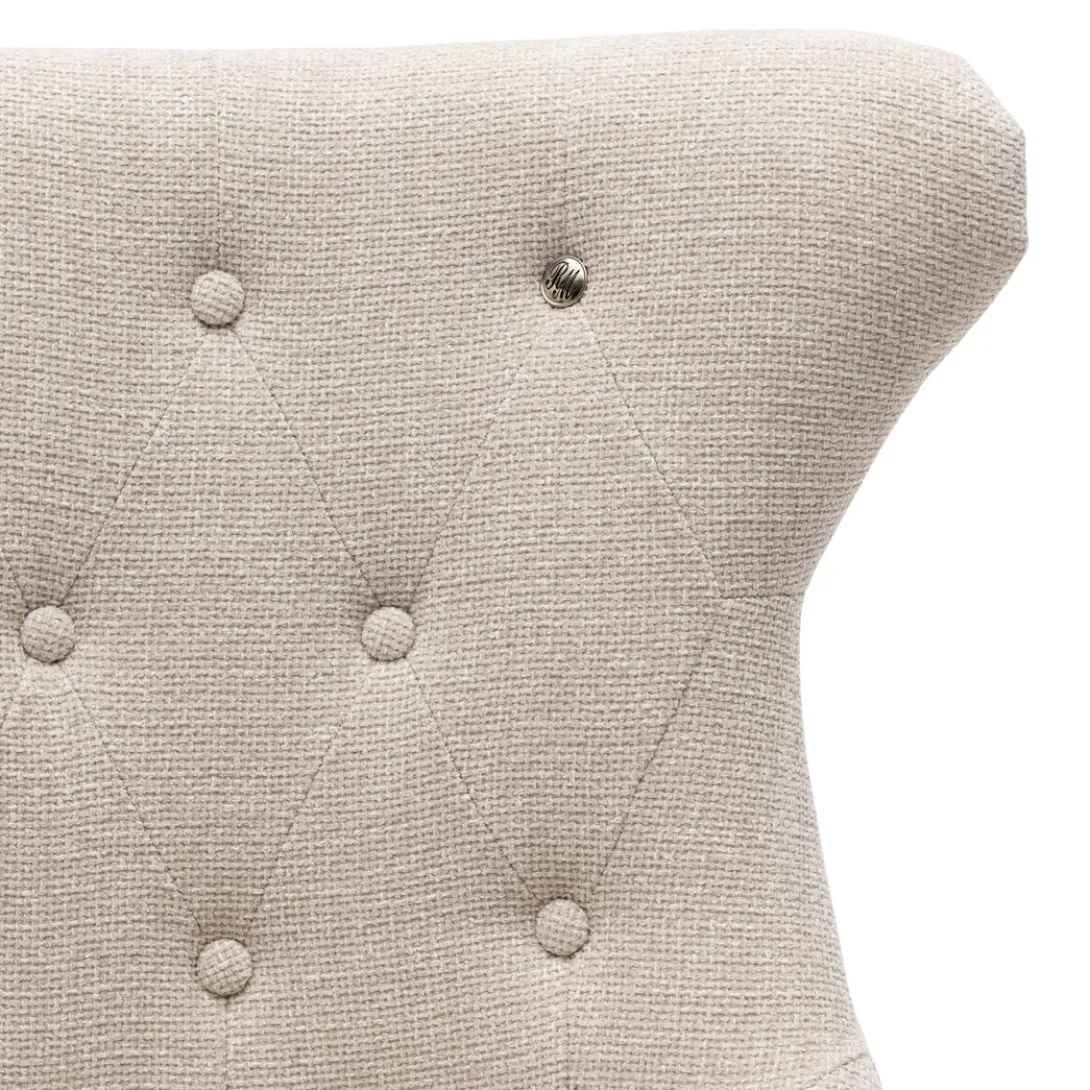 Eetkamerstoel George, Glossy Flax