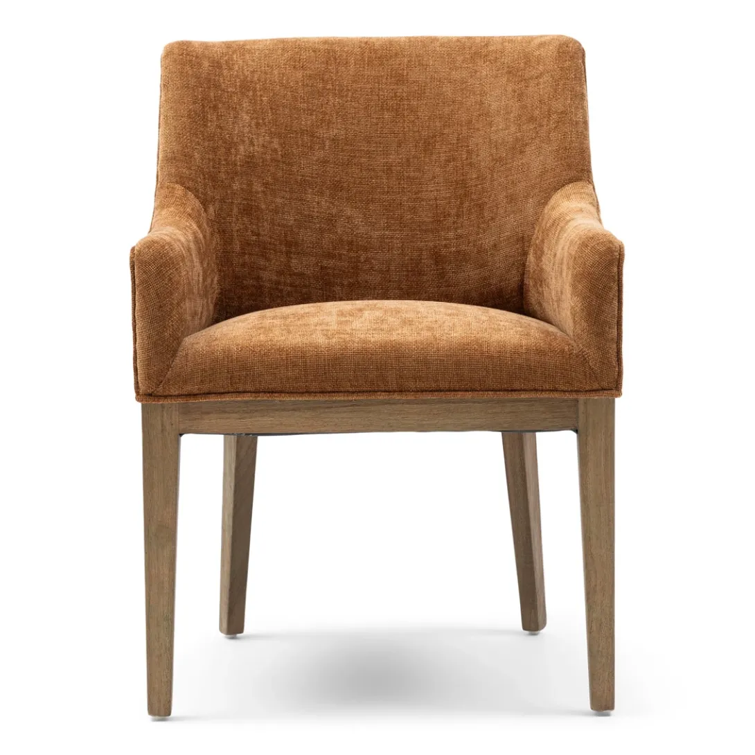 Eetkamerstoel met armleuning Whistler, Bruin