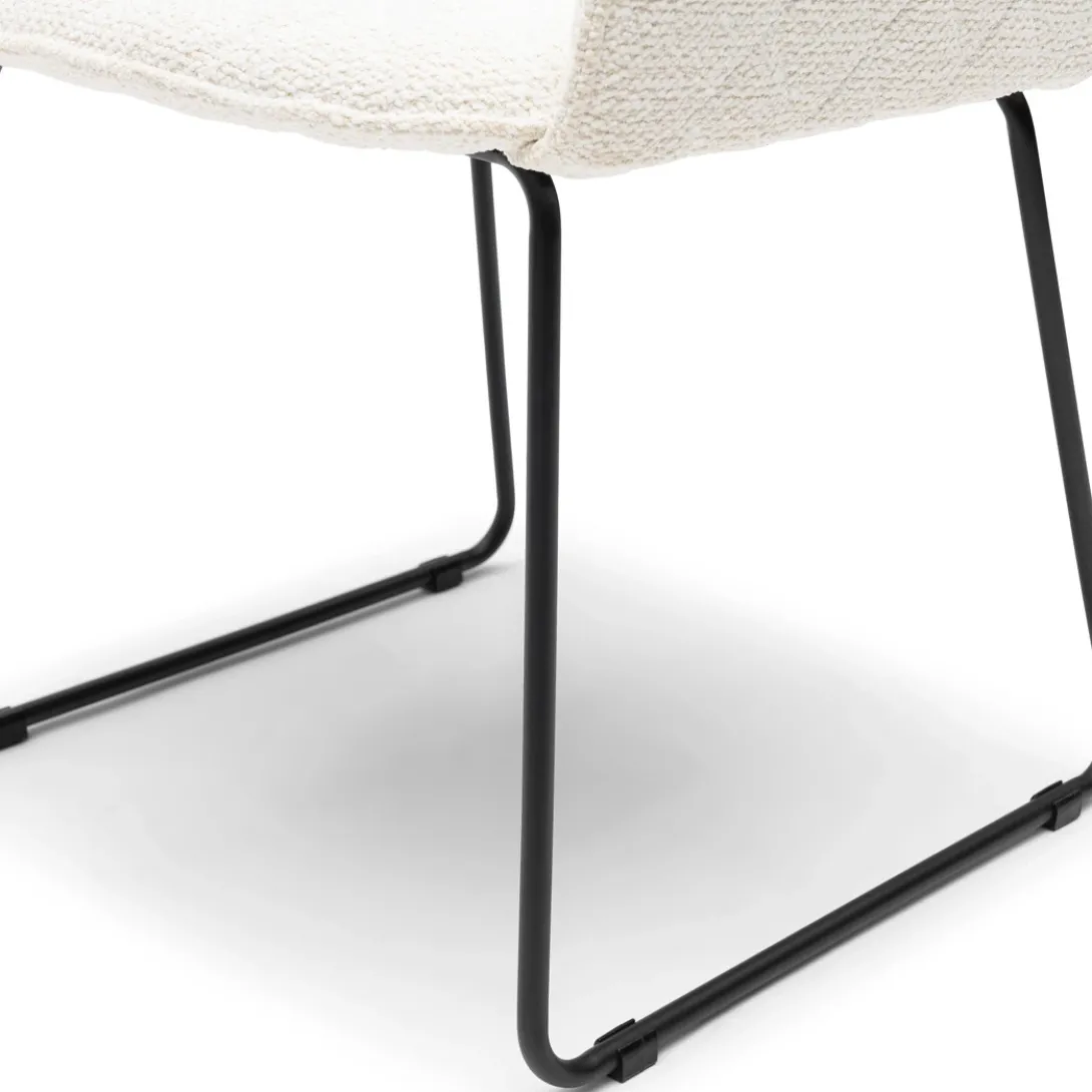 Eetkamerstoel met armleuning Frisco Drive, Simply White