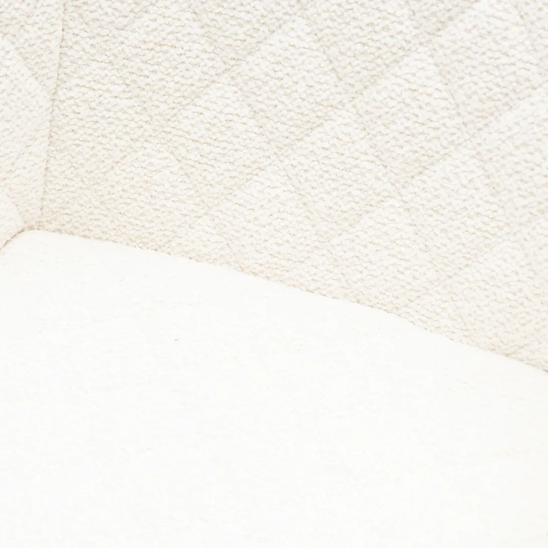 Eetkamerstoel met armleuning Frisco Drive, Simply White