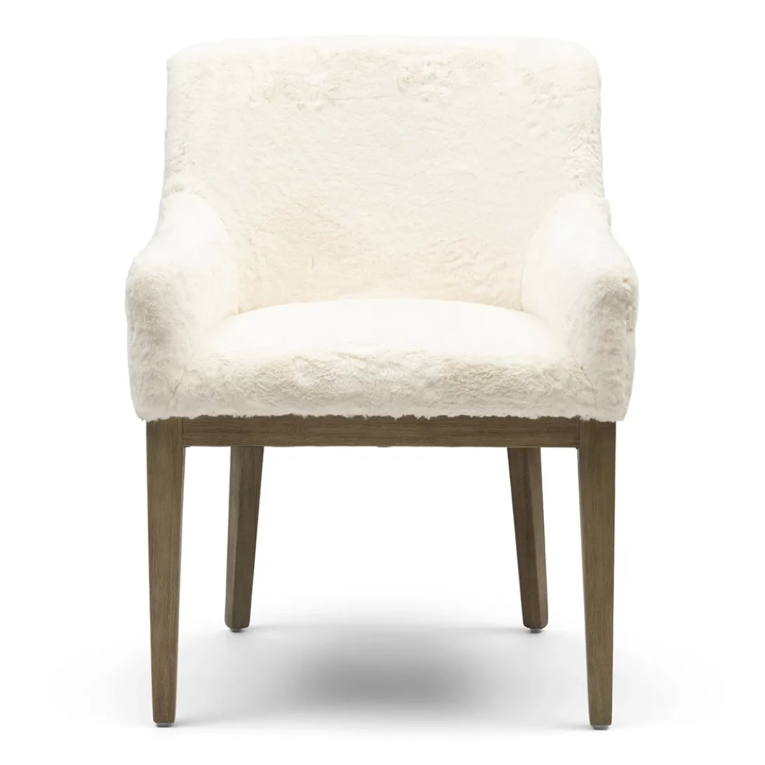 Eetkamerstoel Whistler, Snow, Faux Fur
