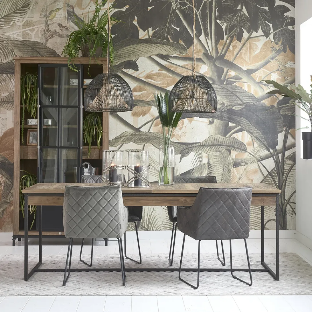 Eettafel Shelter Island, 220/300x90 cm