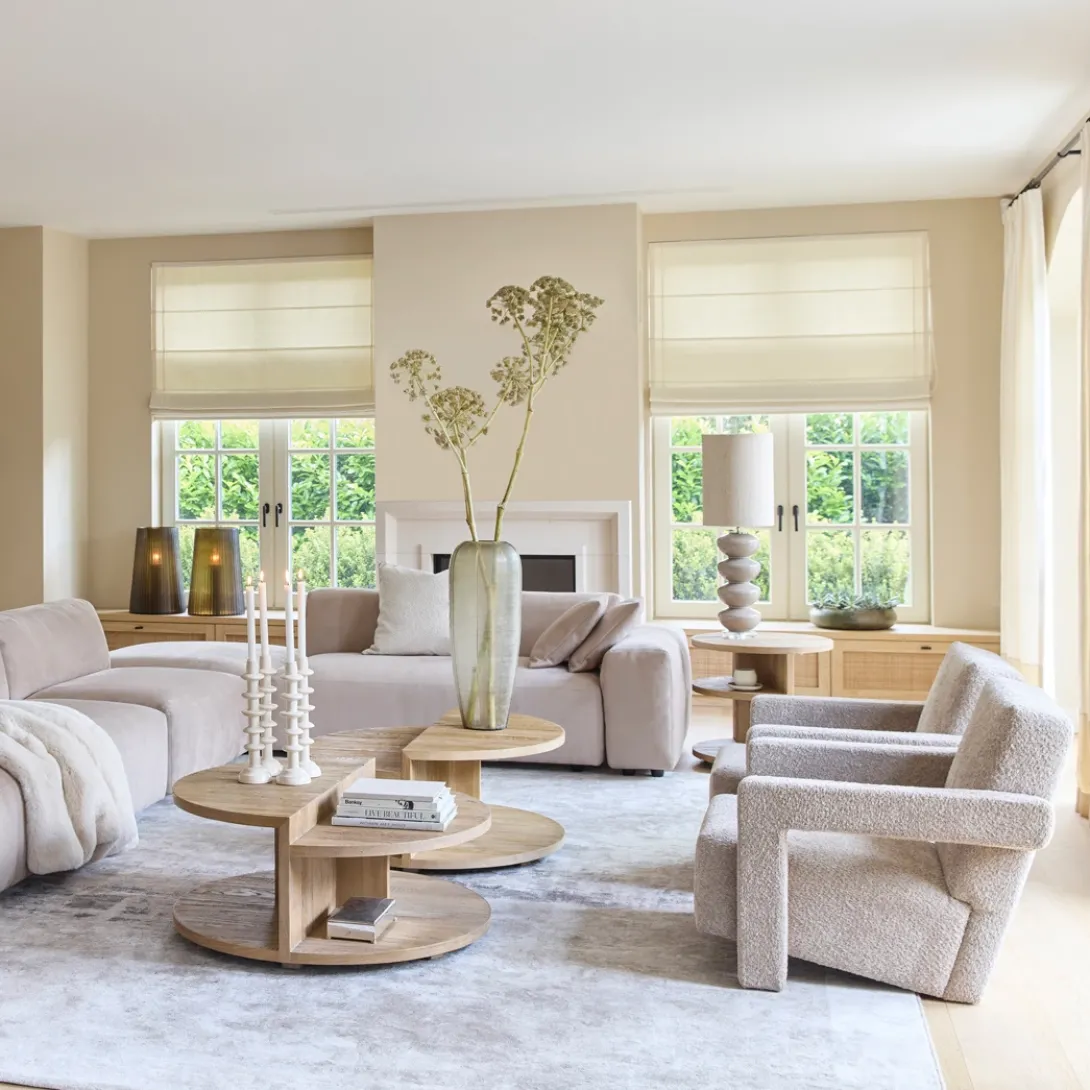 Fauteuil Messina, Beige