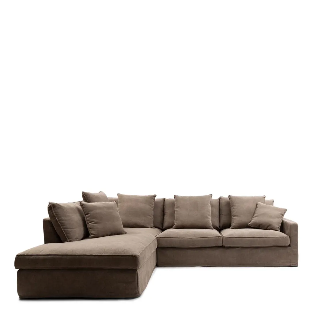 Hoekbank Links Lennox, Melting Silver