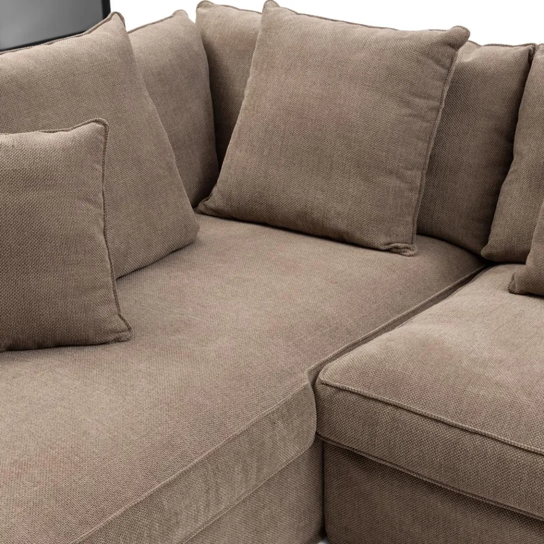 Hoekbank Links Lennox, Melting Silver