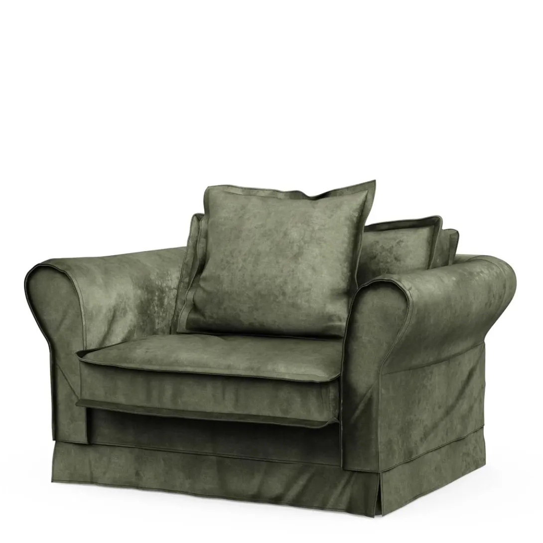 Loveseat Carlton, Ivy, Velvet