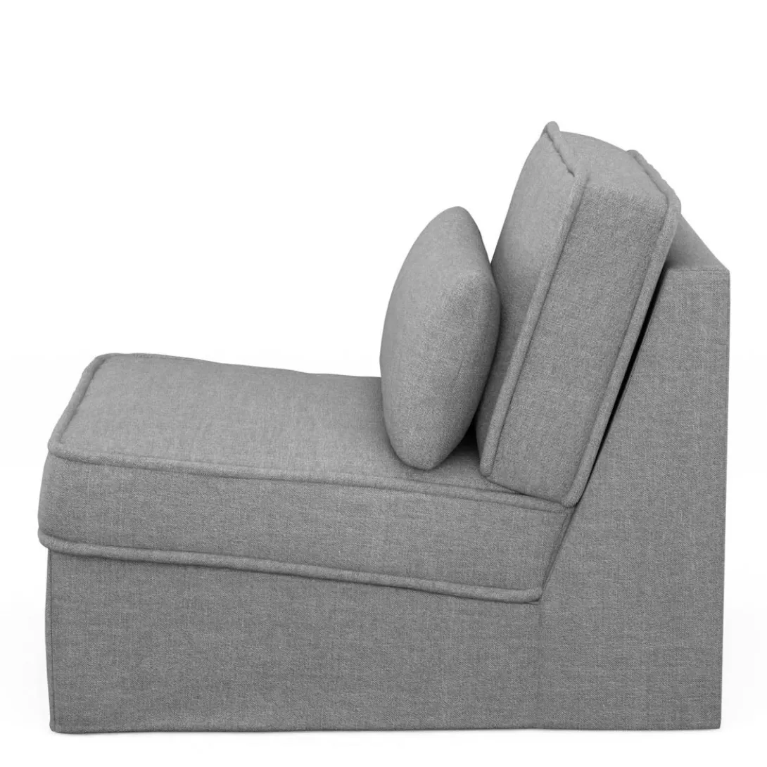 Metropolis Center, washed cotton, grey