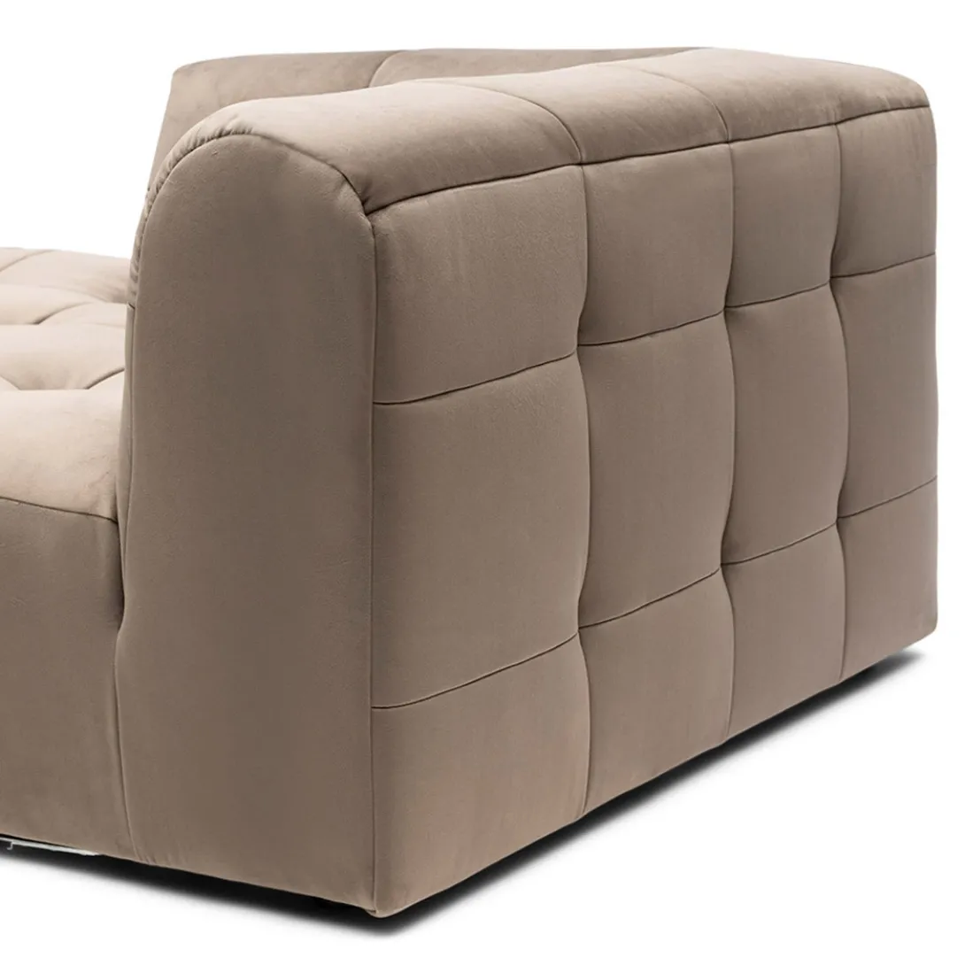 Modulaire Bank The Jones, Chaise Longue Links, Rich Almond
