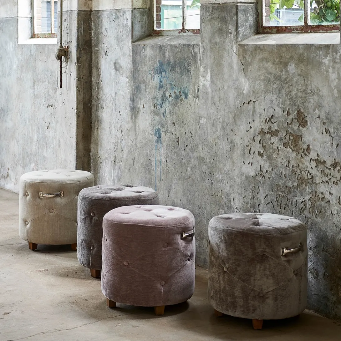 Poef Bowery, Flax, Linnen