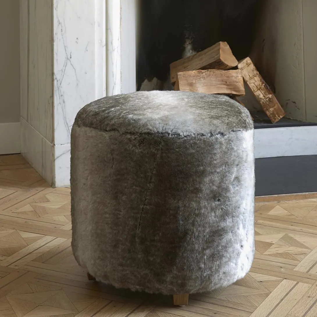 Poef Silver Creek, Grijs