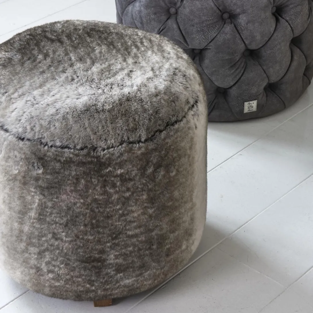 Poef Silver Creek, Grijs