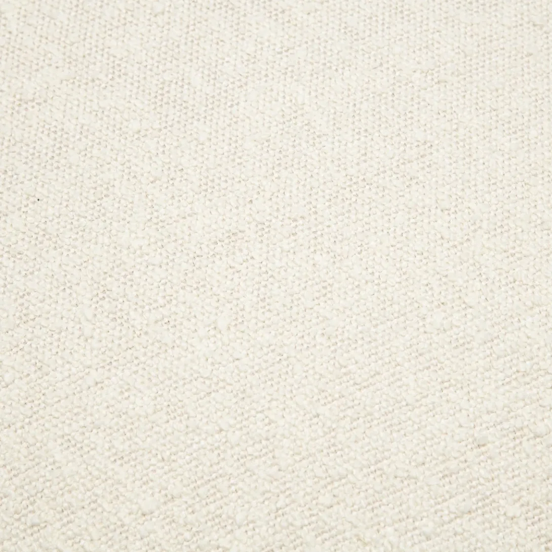 Stephen Center, bouclé, simply white