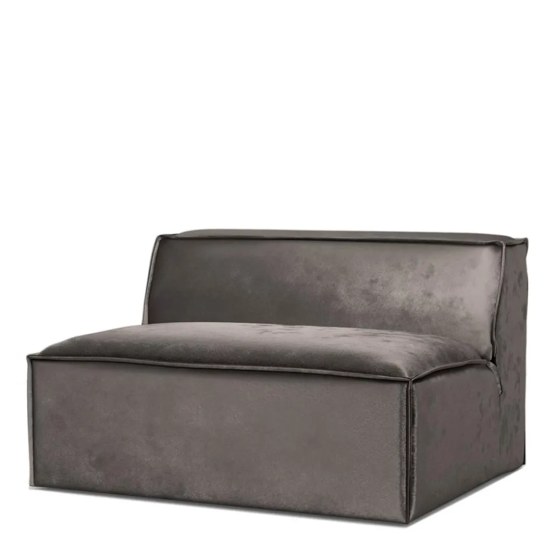 The Jagger Center 125cm, velvet, grimaldi grey