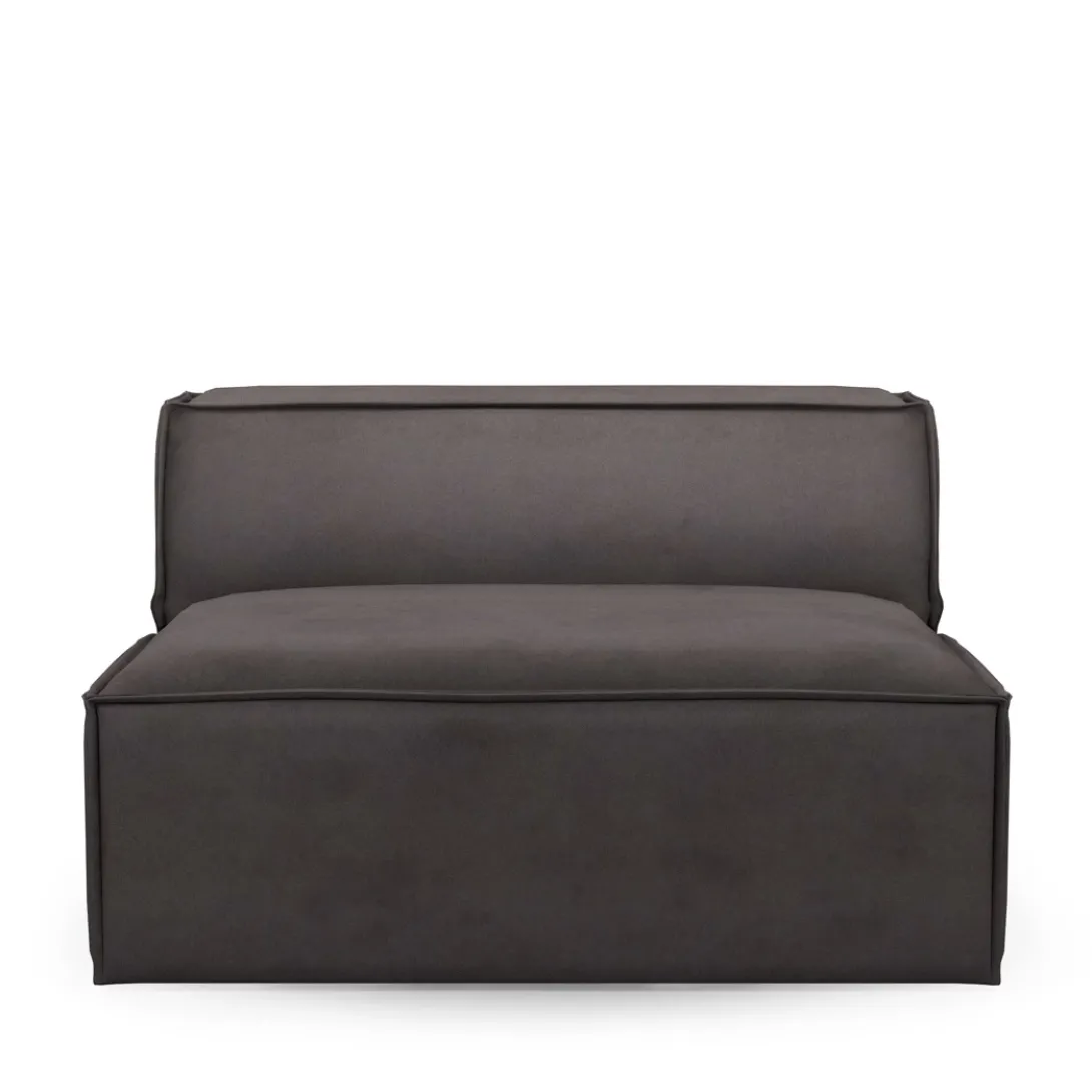 The Jagger Center 125cm, scottish suede, noir