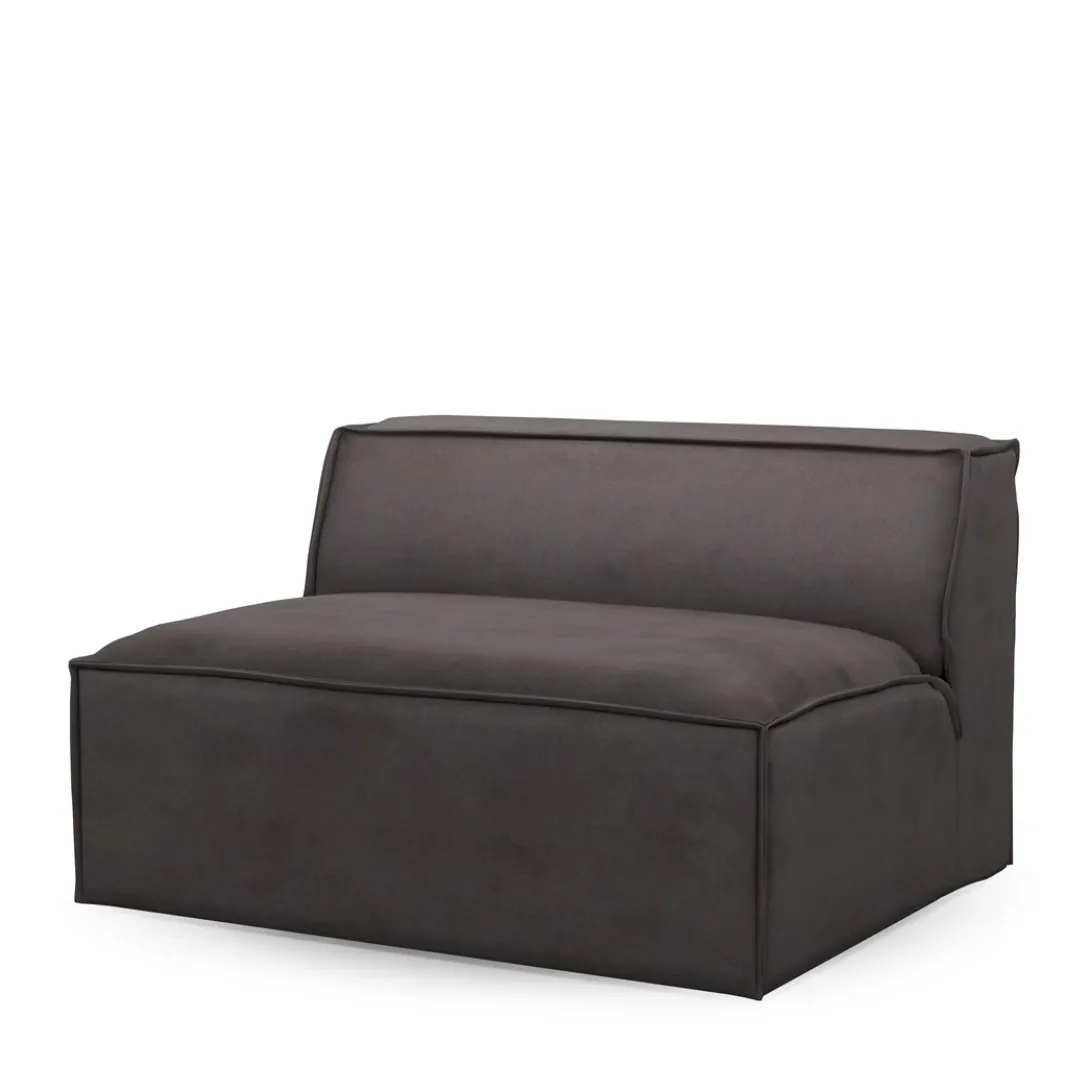 The Jagger Center 125cm, scottish suede, noir