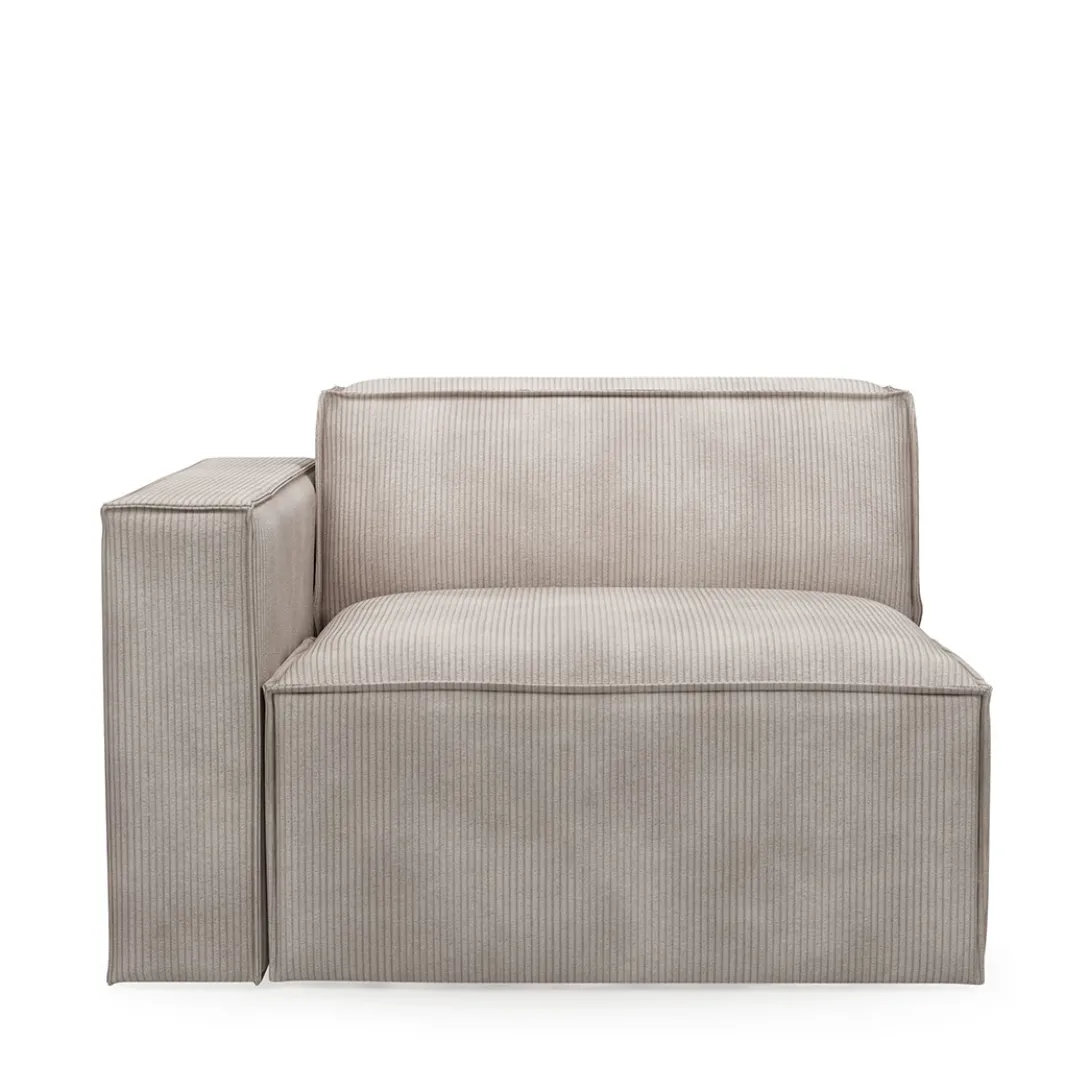 The Jagger Corner Left, english rib, almond