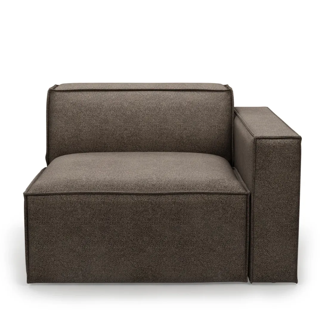 The Jagger Corner Right, bouclé, hedgehog