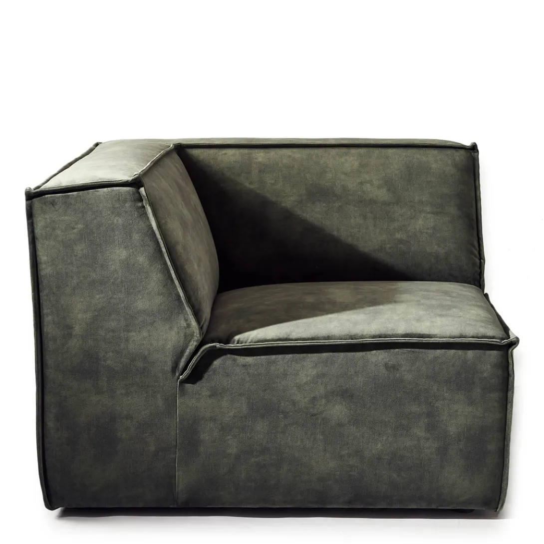 The Jagger Corner, velvet, ivy