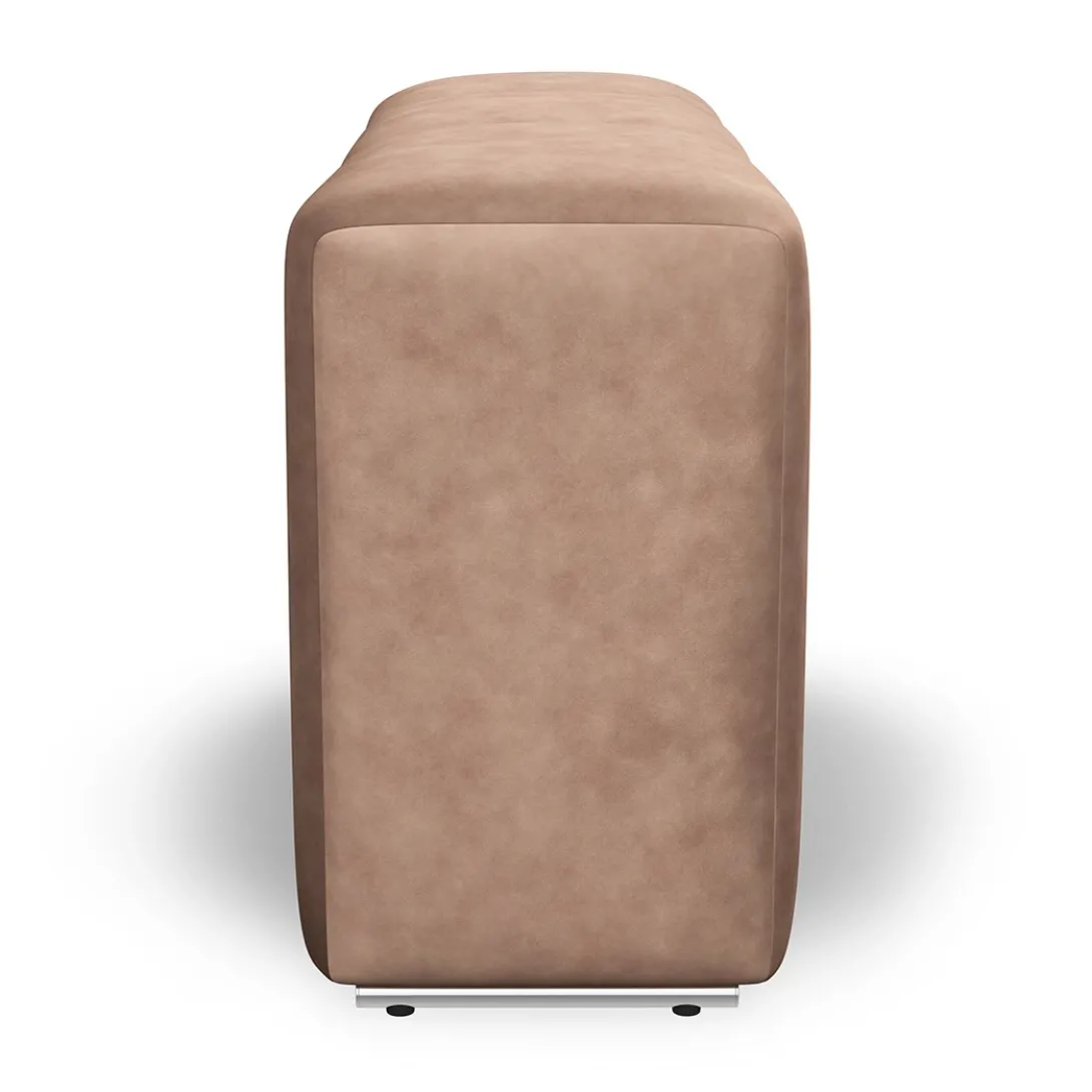 The Mark II Armrest, velvet, golden beige