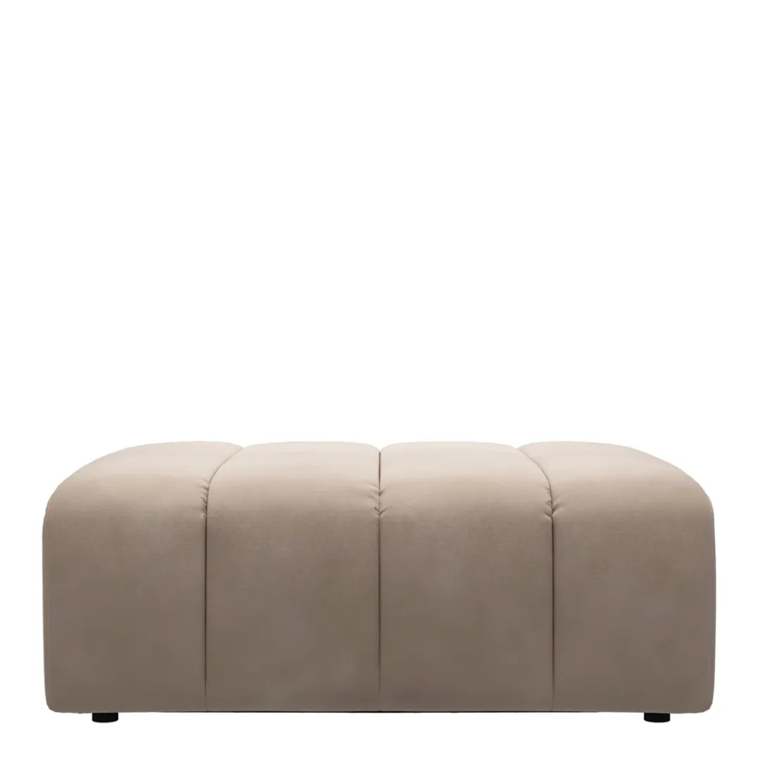Voetenbank Dazzle, Taupe