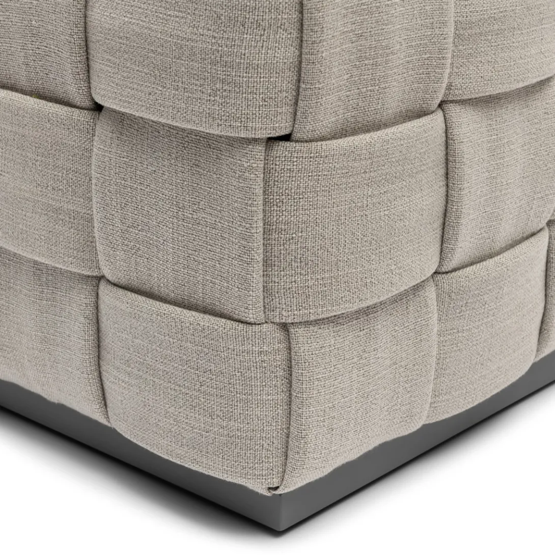 Voetenbank Room 48 Metal Frame Fabulous Flax