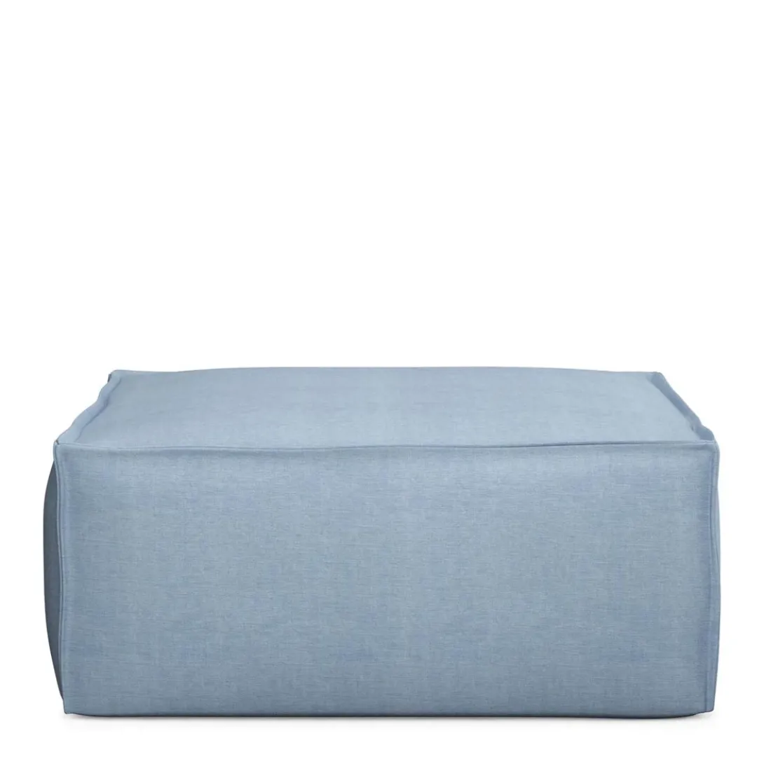 Voetenbank The Jagger, Ice Blue