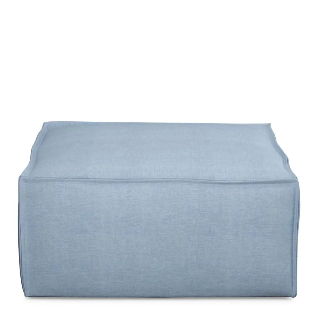 Voetenbank The Jagger, Ice Blue